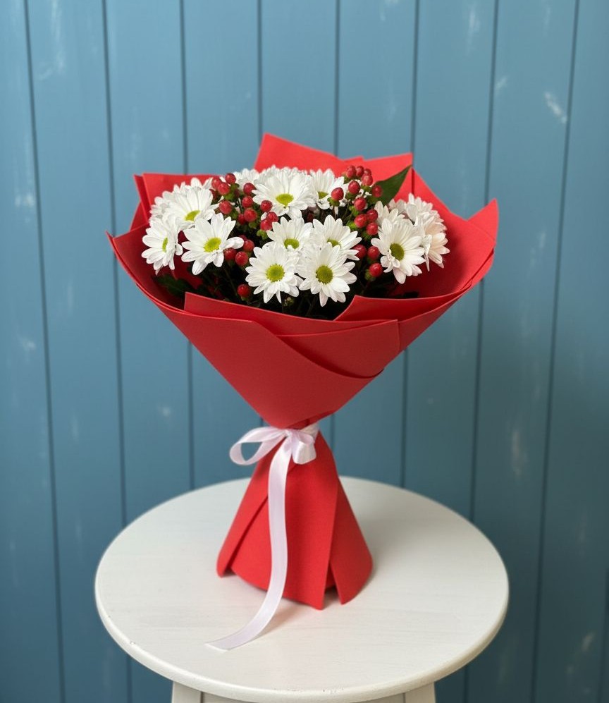 Букет цветов из: Хризантемы в Краснобродском