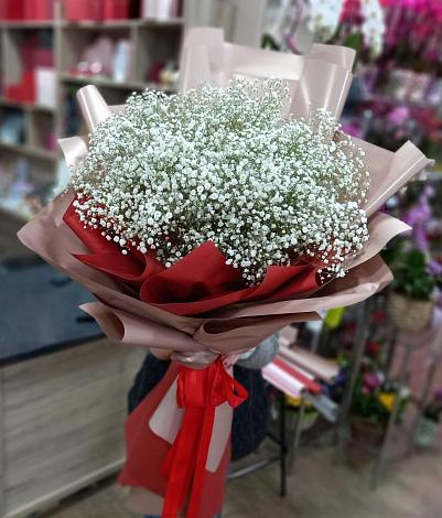 Букет цветов из: Гипсофила в Краснобродском