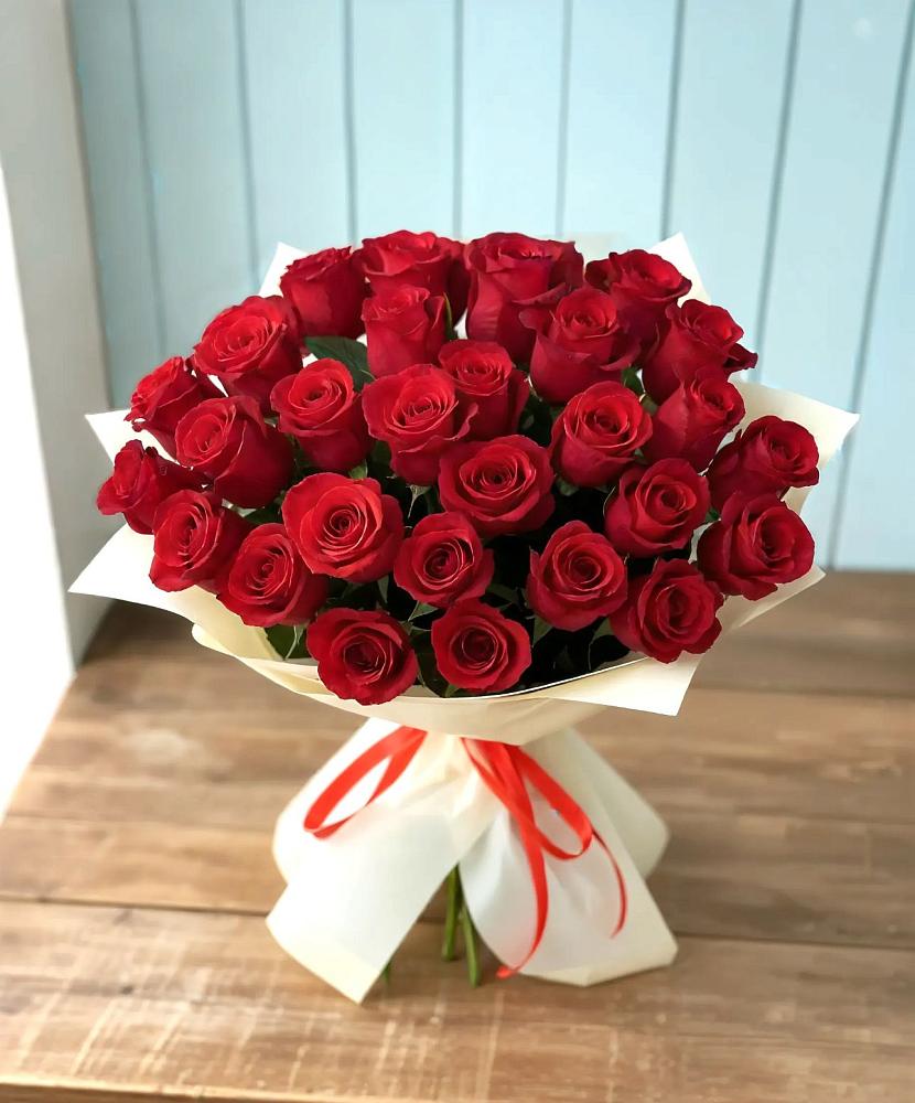 Букет 29 Красных роз в Краснобродском