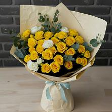 Букет цветов из:  Розы в Краснобродском