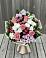 Букет цветов из: Альстромерии, Гвоздики, Розы и Хризантемы в Краснобродском