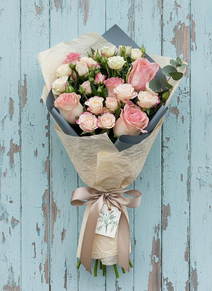 Букет цветов из: Розы в Краснобродском