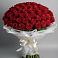 Букет 101 Красная роза Блэк Мэджик в Краснобродском