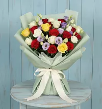 Букет цветов из:  Розы в Краснобродском