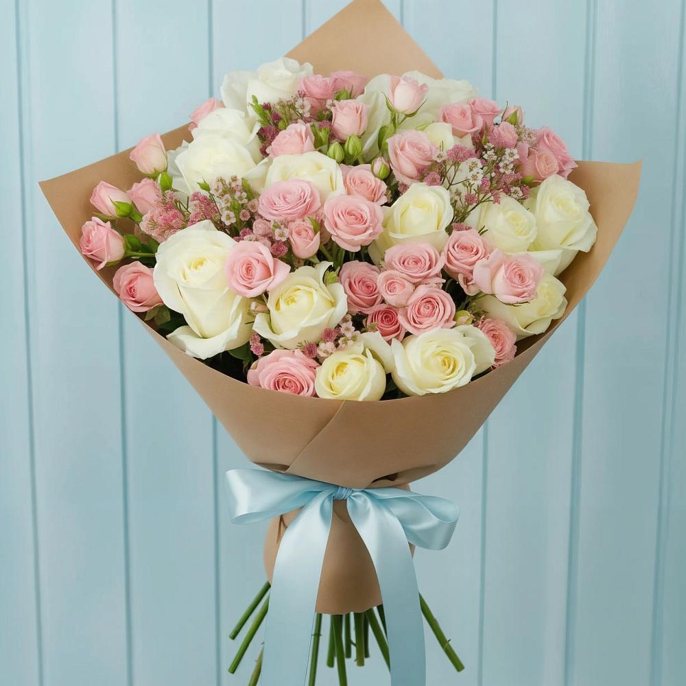Букет цветов из: Розы в Краснобродском