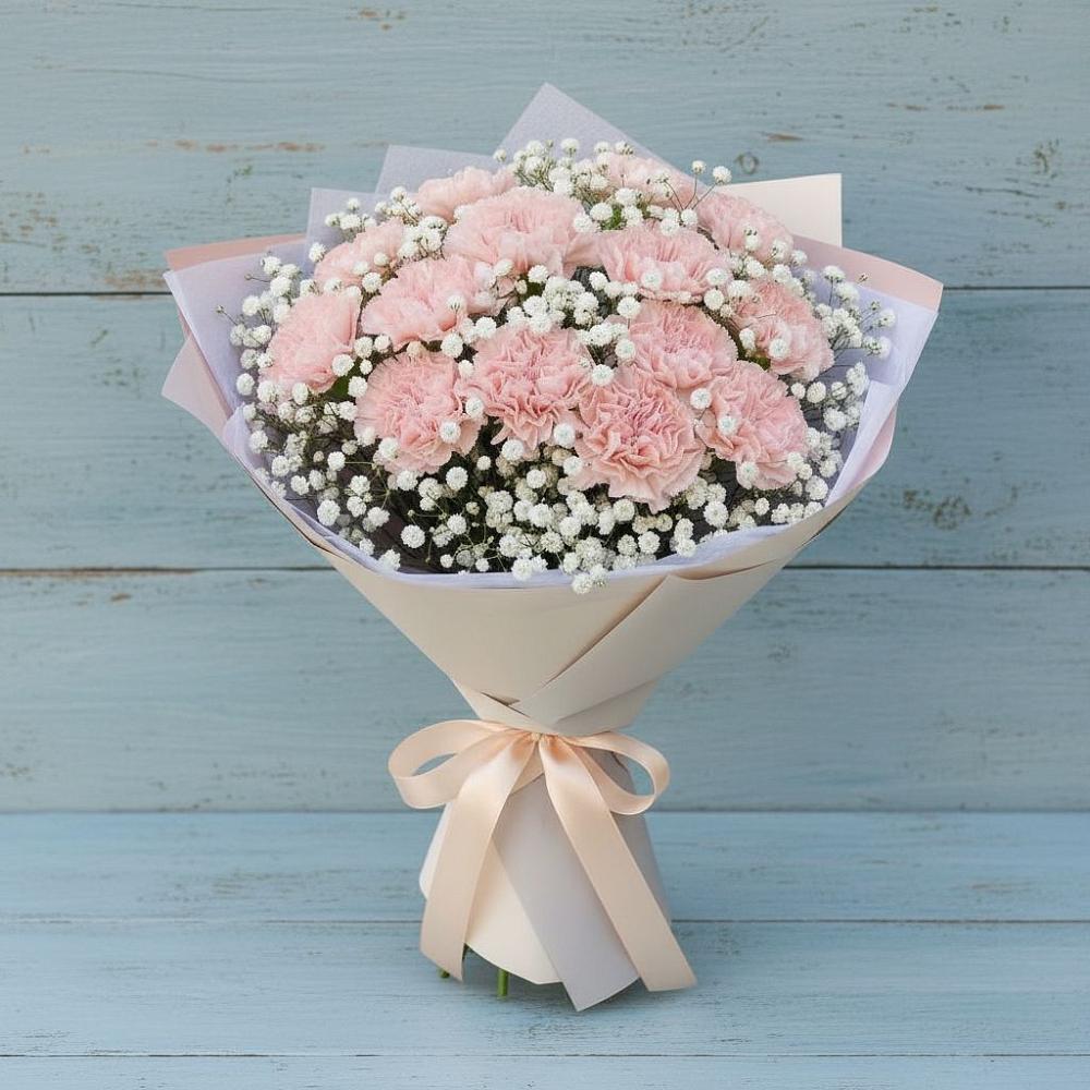 Букет цветов из: Гвоздики в Краснобродском