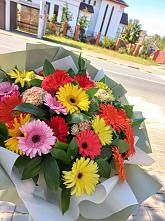 Букет цветов из:  Герберы #REPLACE_PRED# Краснобродском