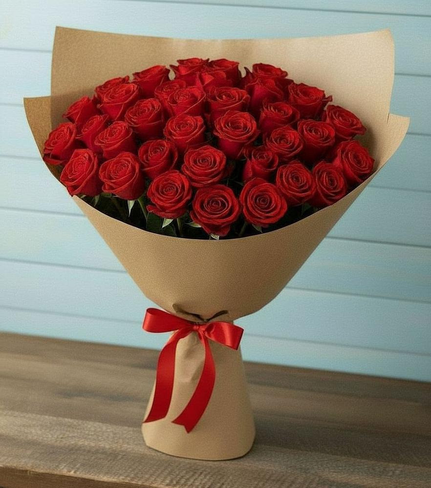 Букет Красные розы Милано в Краснобродском