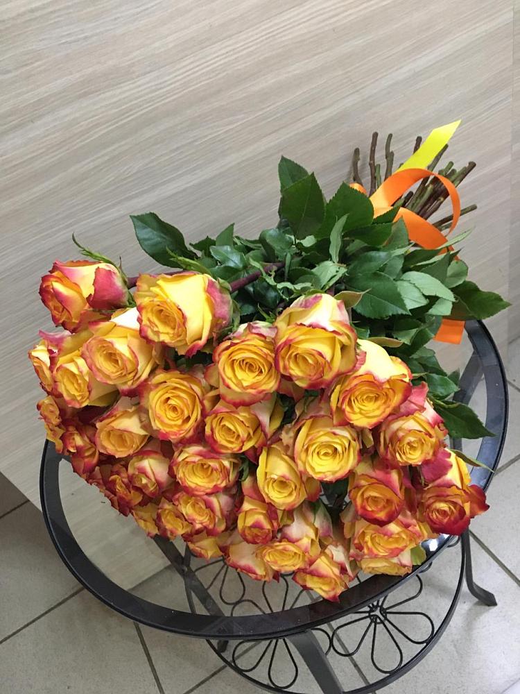 Букет Желтые розы в Краснобродском