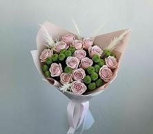 Букет цветов из:  Розы и Хризантемы в Краснобродском