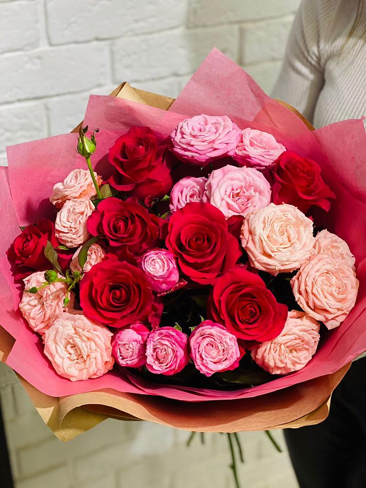 Букет цветов из: Розы в Краснобродском
