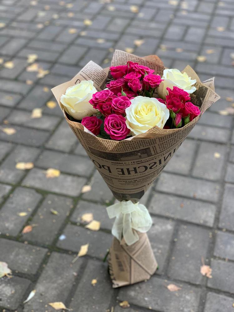 Букет цветов из: Розы в Краснобродском