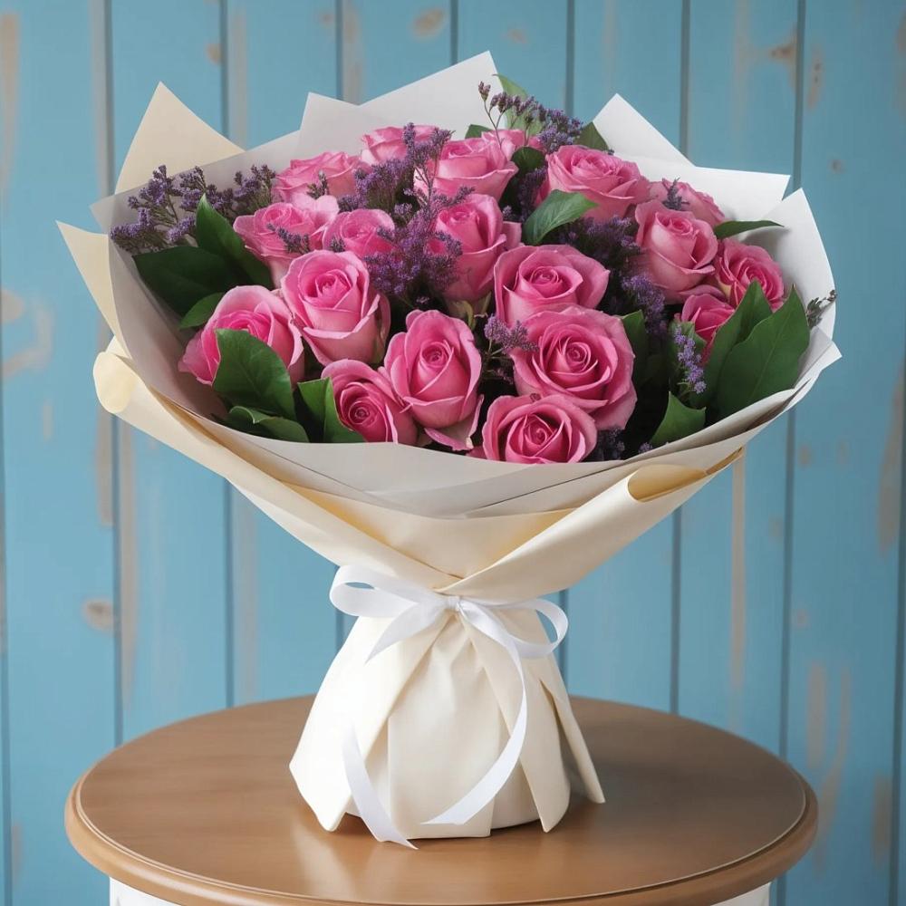 Букет цветов из: Розы в Краснобродском